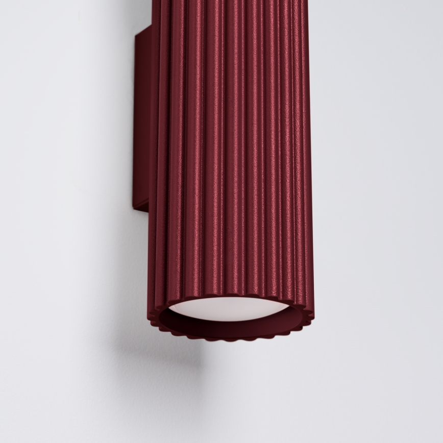 Brilagi - Applique murale LED CRESTO 2x GU10 / 10 W / 230 V, 20 cm, bordeaux