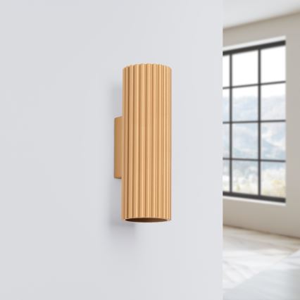 Brilagi - Applique murale LED CRESTO 2xGU10/10W/230V 20 cm dorée