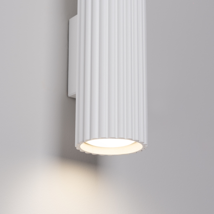 Brilagi - Applique murale LED CRESTO 2xGU10/10W/230V 30 cm blanche