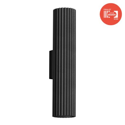 Brilagi - Applique murale LED CRESTO 2xGU10/10W/230V 30 cm noire