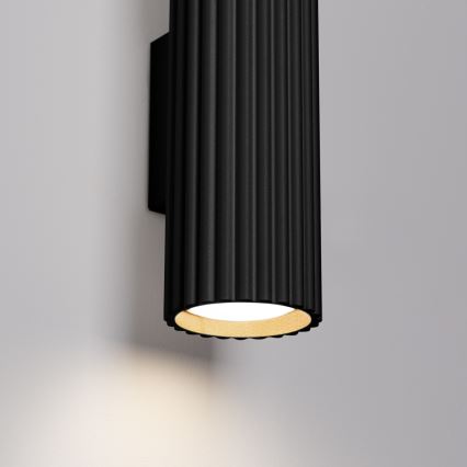 Brilagi - Applique murale LED CRESTO 2xGU10/10W/230V 30 cm noire