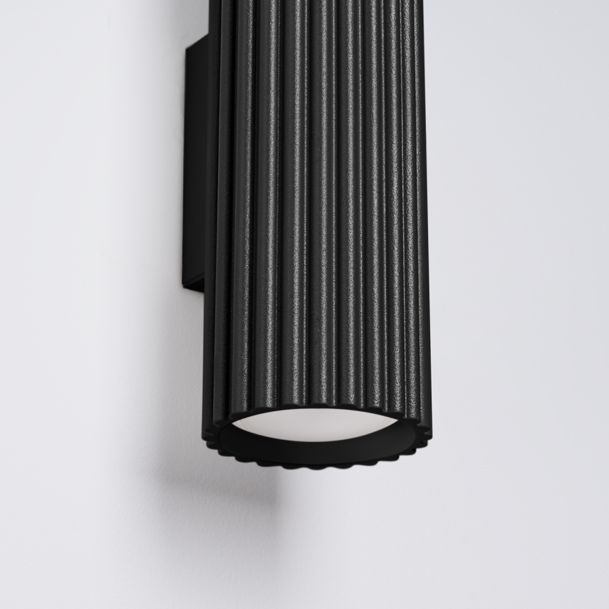Brilagi - Applique murale LED CRESTO 2xGU10/10W/230V 30 cm noire