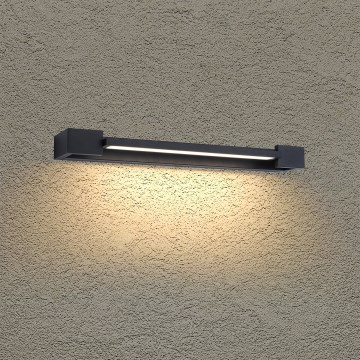 BRILAGI - Applique murale LED d'extérieur AQUA LINE LED/12W/230V 45 cm IP44 noire CRI 90