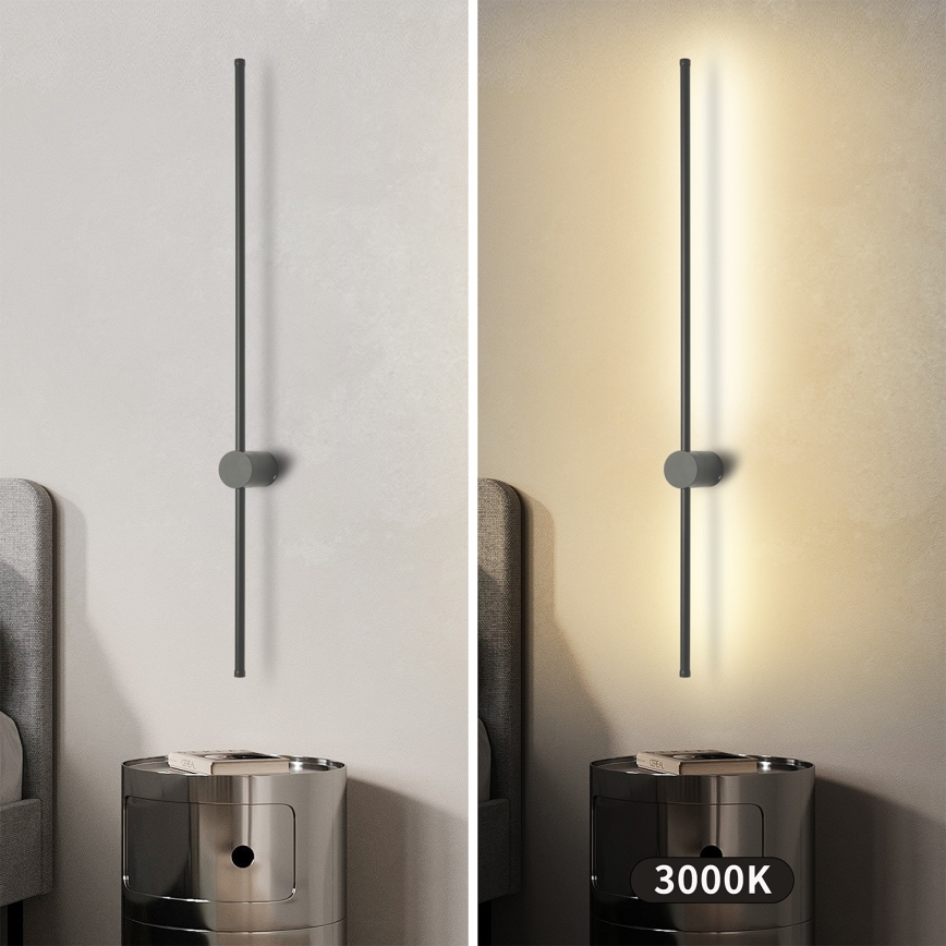 Brilagi - Applique murale LED extérieure AURA LED/20W/230V 3000K IP54 97 cm anthracite