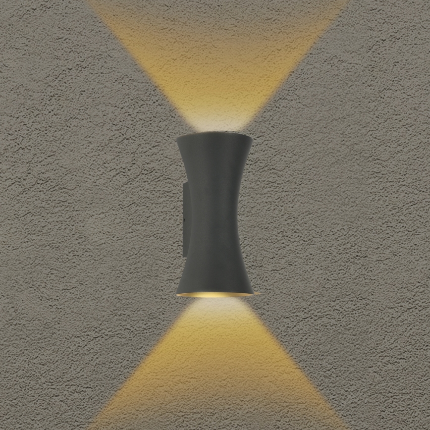 Brilagi - Applique murale LED d'extérieur BICON LED/10W/230V anthracite IP44