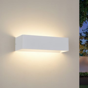 Brilagi - Applique murale LED d'extérieur DONNANI LED/12W/230V 30 cm blanche IP44
