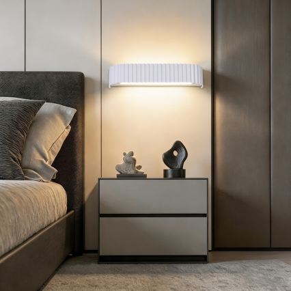 Brilagi - Applique murale LED dimmable FALCON MODERN LED/14W/230V 3000-6000K 40 cm blanche + télécommande