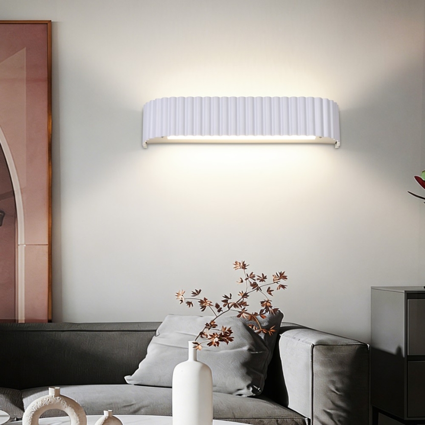 Brilagi - Applique murale LED dimmable FALCON MODERN LED/14W/230V 3000-6000K 40 cm blanche + télécommande