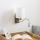 Brilagi - Applique murale LED flexible NUBILA 1xE27/25W/230V + LED/3W chrome mat/blanc