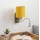 Brilagi - Applique murale LED flexible NUBILA 1xE27/25W/230V + LED/3W chrome mat/jaune