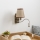 Brilagi - Applique murale LED flexible NUBILA 1xE27/25W/230V + LED/3W chrome mat/marron