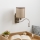 Brilagi - Applique murale LED flexible NUBILA 1xE27/25W/230V + LED/3W chrome mat/marron