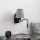 Brilagi - Applique murale LED flexible NUBILA 1xE27/25W/230V + LED/3W noir/gris
