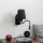 Brilagi - Applique murale LED flexible NUBILA 1xE27/25W/230V + LED/3W noir