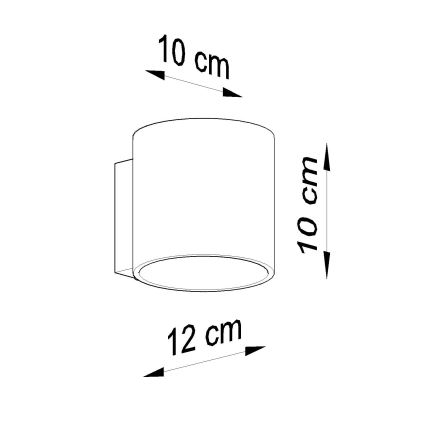 Brilagi -  Applique murale LED FRIDA 1xG9/3,5W/230V béton