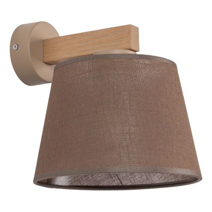 BRILAGI - applique murale LED LATTE SABIA 1xE27/15W/230V pin/marron