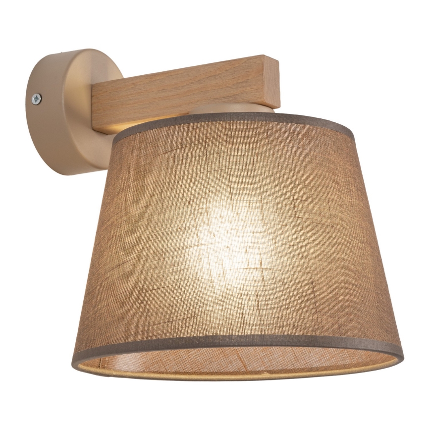 BRILAGI - applique murale LED LATTE SABIA 1xE27/15W/230V pin/marron