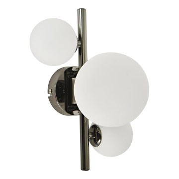 Brilagi - Applique murale LED MILLA 3xG9/3W/230V chrome brillant/blanc