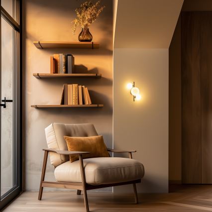 Brilagi - Applique murale LED MILLA 3xG9/3W/230V chrome brillant/blanc