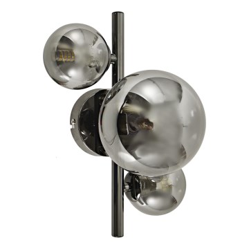 Brilagi - Applique murale LED MILLA 3xG9/3W/230V chrome brillant/fumé