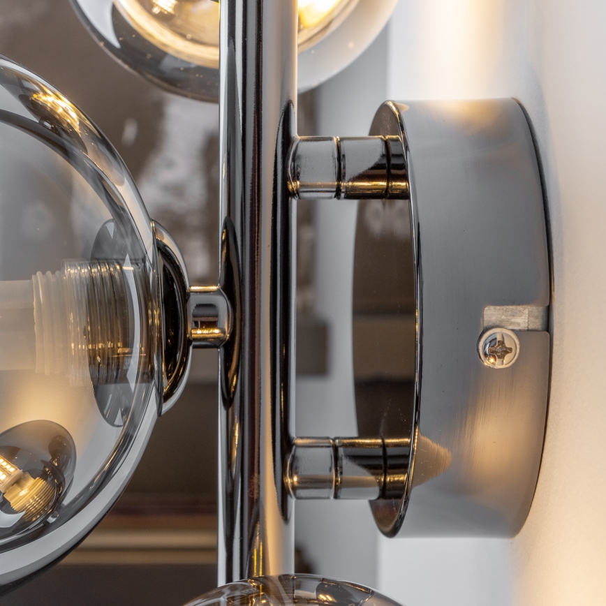 Brilagi - Applique murale LED MILLA 3xG9/3W/230V chrome brillant/fumé