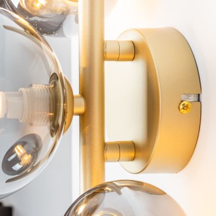 Brilagi - Applique murale LED MILLA 3xG9/3W/230V doré/fumé