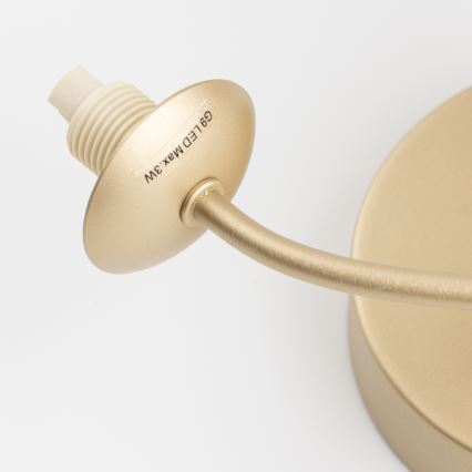 Brilagi - Applique murale LED MISTEL 3xG9/3W/230V doré/blanc