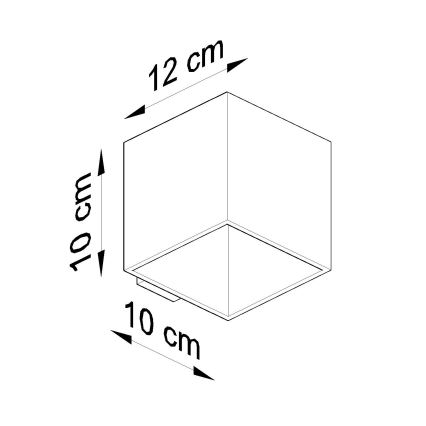 Brilagi -  Applique murale LED MURO 1xG9/3,5W/230V béton