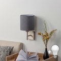 BRILAGI - Applique murale LED NUBILA 1xE27/60W/230V chrome mat/anthracite