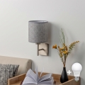 BRILAGI - Applique murale LED NUBILA 1xE27/60W/230V chrome mat/gris