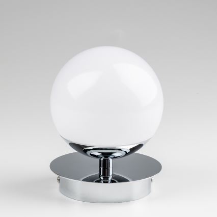 Brilagi - Applique murale LED BALL, 6W, 230V, 3000/4000/6500K, IP44, chrome brillant