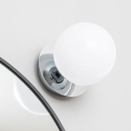 Brilagi - Applique murale LED BALL, 6W, 230V, 3000/4000/6500K, IP44, chrome brillant