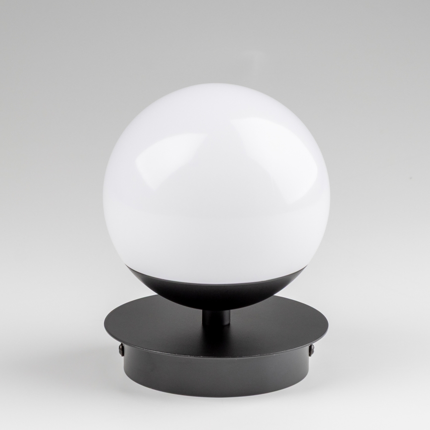 Brilagi - Applique murale LED BALL pour salle de bains, 6W, 230V, 3000/4000/6500K, IP44, noire