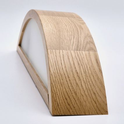 Brilagi - Applique murale LED RGBW dimmable CARVALHO 1xE27/9W/230V 2700-6500K Wi-Fi chêne