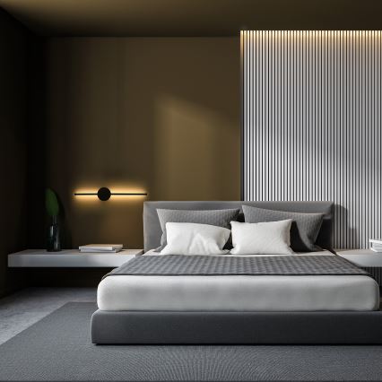 Brilagi - Applique murale LUGO DUE LED/9W/230V noir