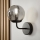 Brilagi - Applique murale MALIVA 1xE14/15W/230V noir/fumé