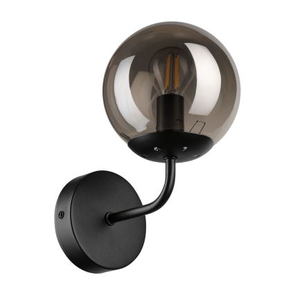 Brilagi - Applique murale MALIVA 1xE14/15W/230V noir/fumé