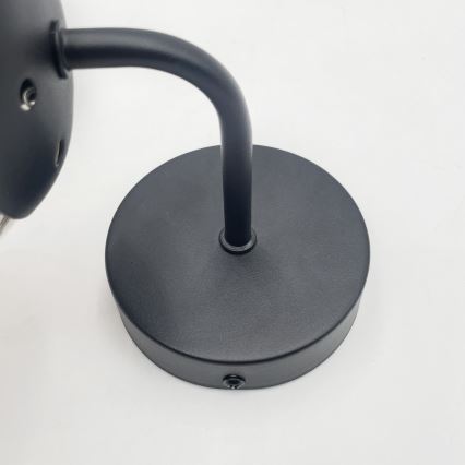 Brilagi - Applique murale MALIVA 1xE14/15W/230V noir/fumé