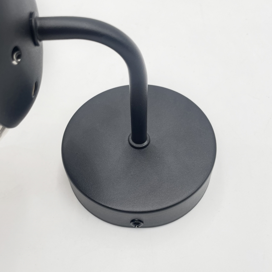 Brilagi - Applique murale MALIVA 1xE14/15W/230V noir/fumé