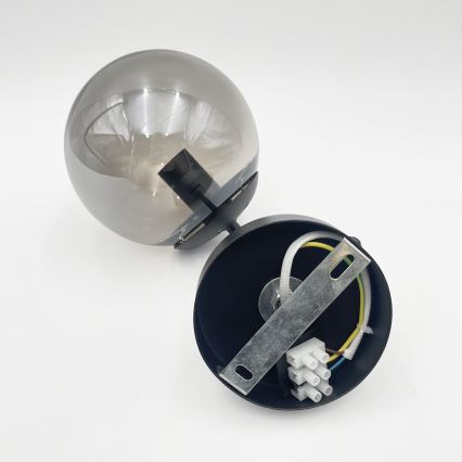 Brilagi - Applique murale MALIVA 1xE14/15W/230V noir/fumé