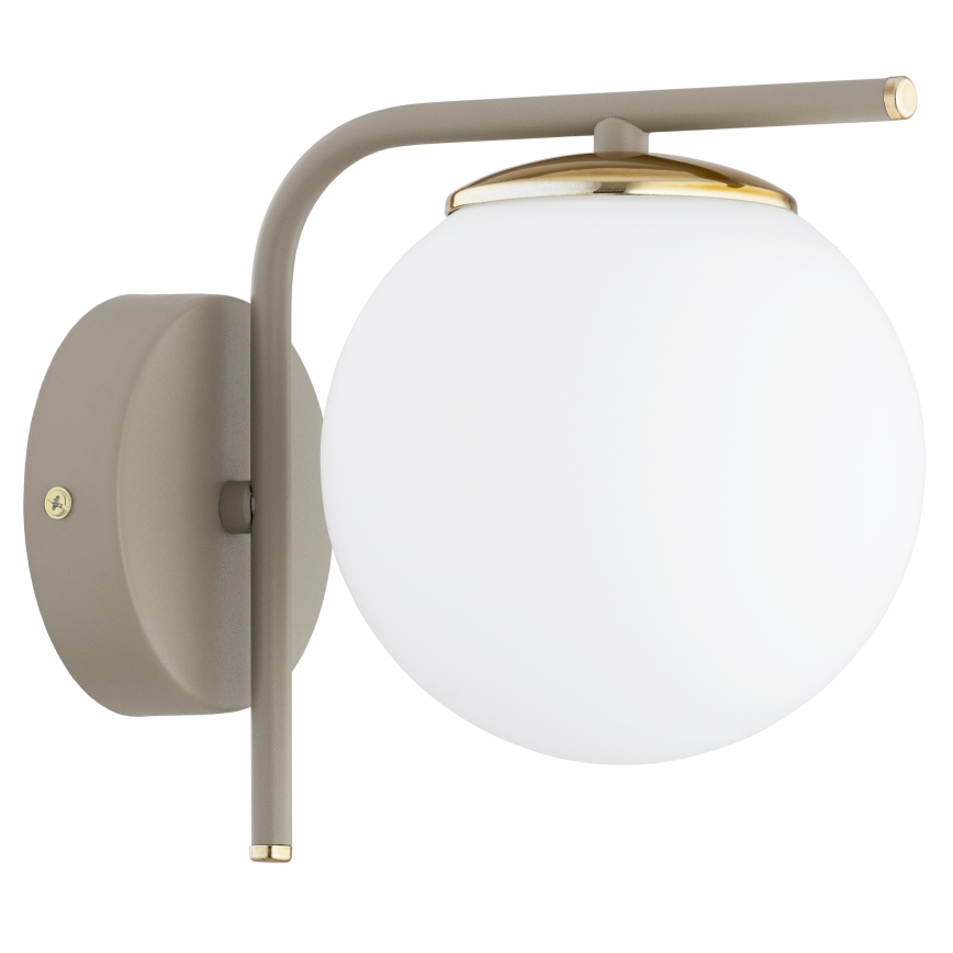 Brilagi - Applique murale MILO ECRU 1xE27/60W/230V beige/dorée
