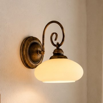 Brilagi - Applique murale MOLLERO 1xE27/15W/230V bronze/patine