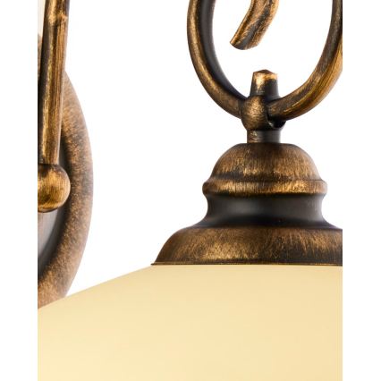 Brilagi - Applique murale MOLLERO 1xE27/15W/230V bronze/patine