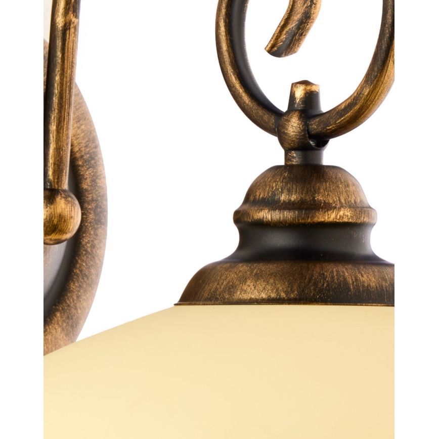 Brilagi - Applique murale MOLLERO 1xE27/15W/230V bronze/patine