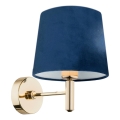 Brilagi - Applique murale MONTE 1xE27/15W/230V bleu/doré