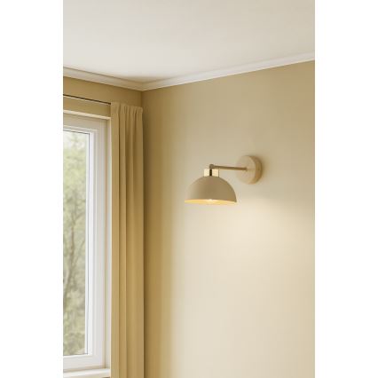 Brilagi - Applique murale MOON 1xE27/60W/230V beige/doré