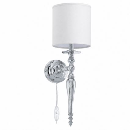 BRILAGI - Applique murale NUBILA 1xE27/60W/230V chrome brillant/blanc