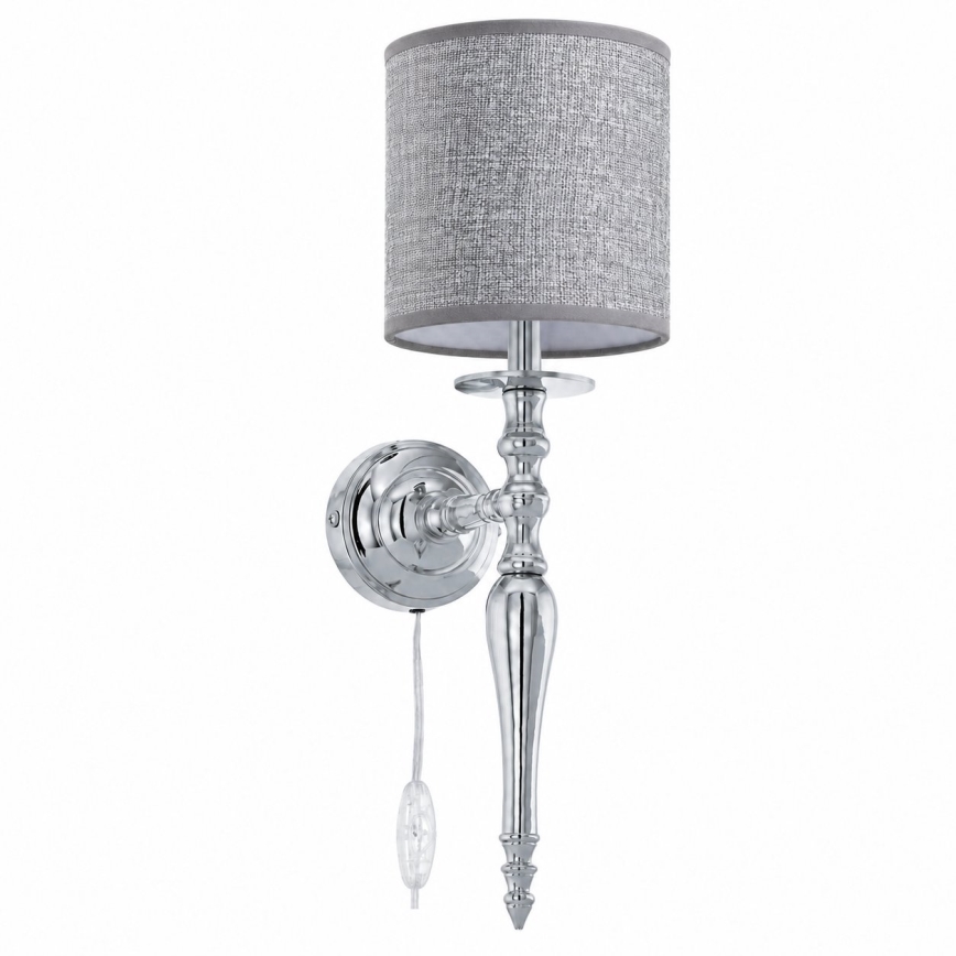 BRILAGI - Applique murale NUBILA 1xE27/60W/230V chrome brillant/gris