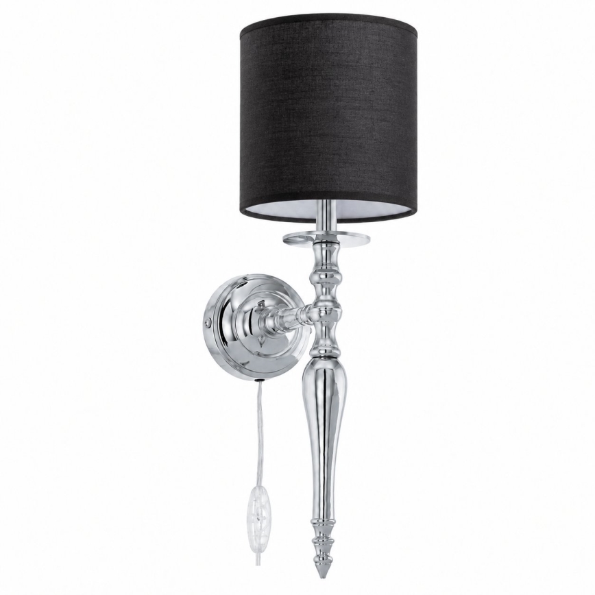 BRILAGI - Applique murale NUBILA 1xE27/60W/230V chrome brillant/noir