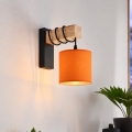 BRILAGI - Applique murale NUBILA 1xE27/60W/230V marron/noir/orange